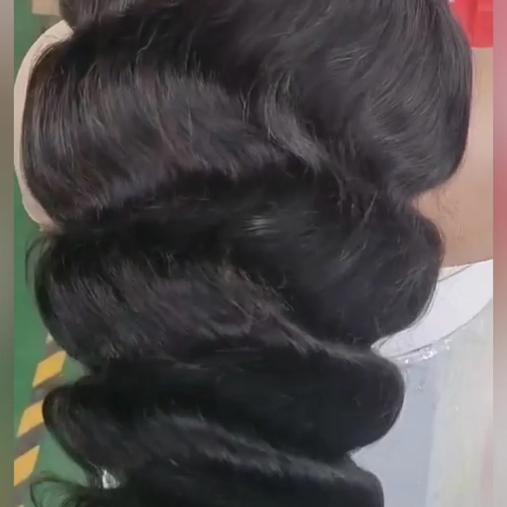 Blooming Hair 24” Pre Plucked Natural Black Lace Front Human Hair Bleach…